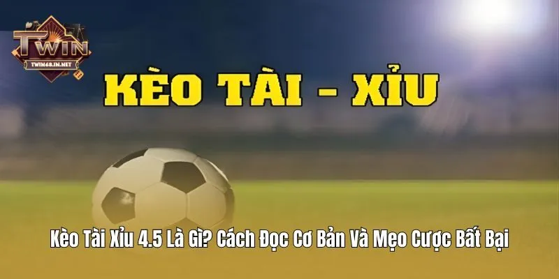 Kèo Tài Xỉu 4.5 Là Gì? Cách Đọc Cơ Bản Và Mẹo Cược Bất Bại